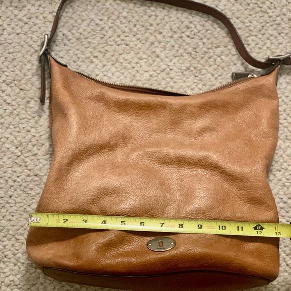 FOSSIL BROWN LEATHER BAG - Picture 5 of 14